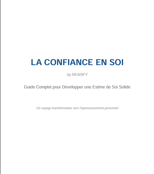 LA CONFIANCE EN SOI