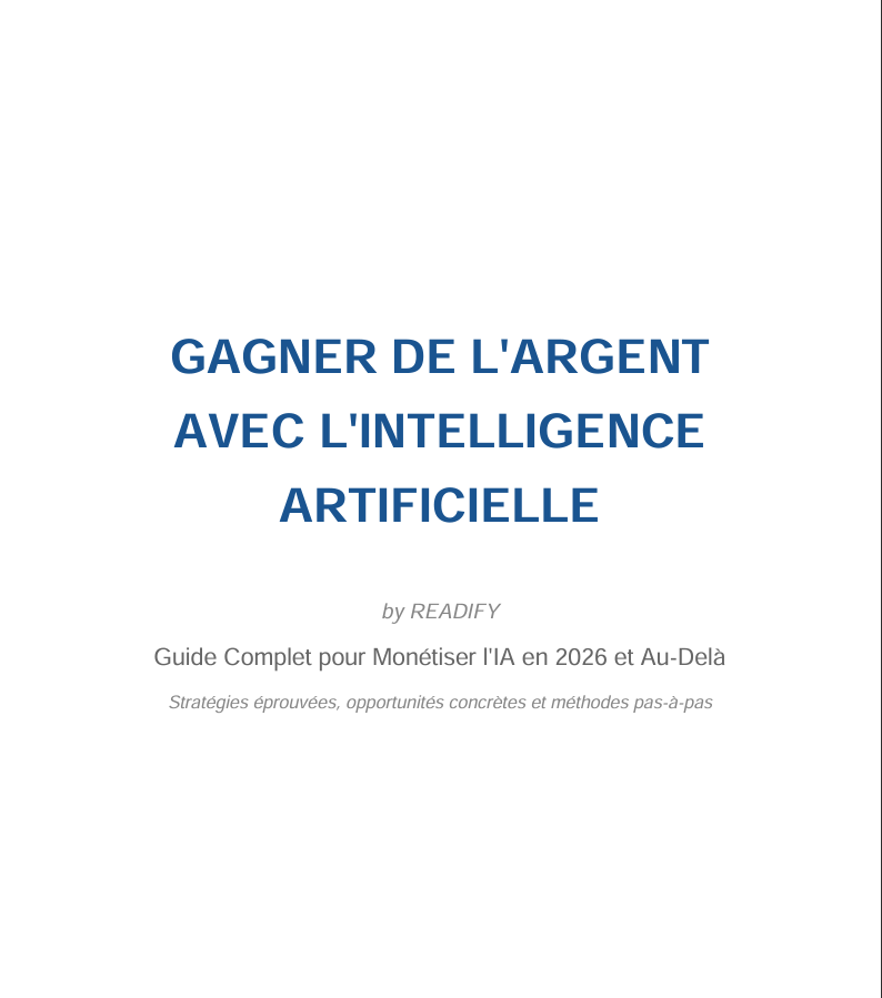 GAGNER DE L'ARGENT AVEC L'INTELLIGENCE ARTIFICIELLE