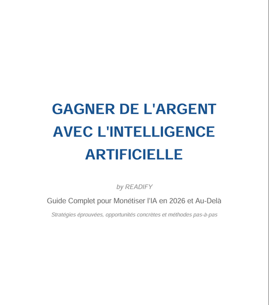GAGNER DE L'ARGENT AVEC L'INTELLIGENCE ARTIFICIELLE
