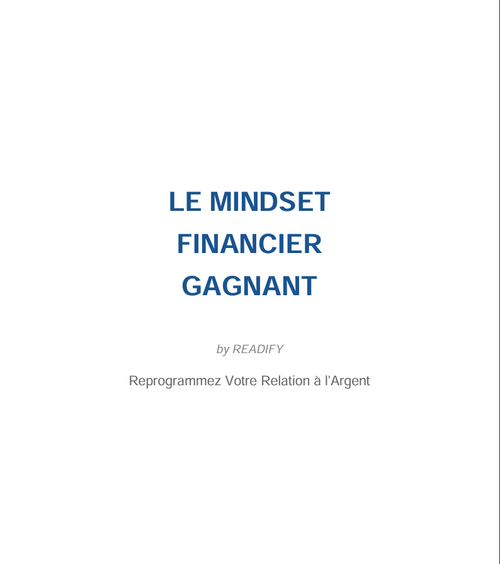 LE MINDSET FINANCIER GAGNANT