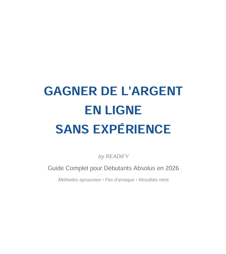 GAGNER DE L'ARGENT EN LIGNE SANS EXPÉRIENCE