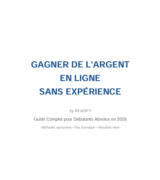 GAGNER DE L'ARGENT EN LIGNE SANS EXPÉRIENCE